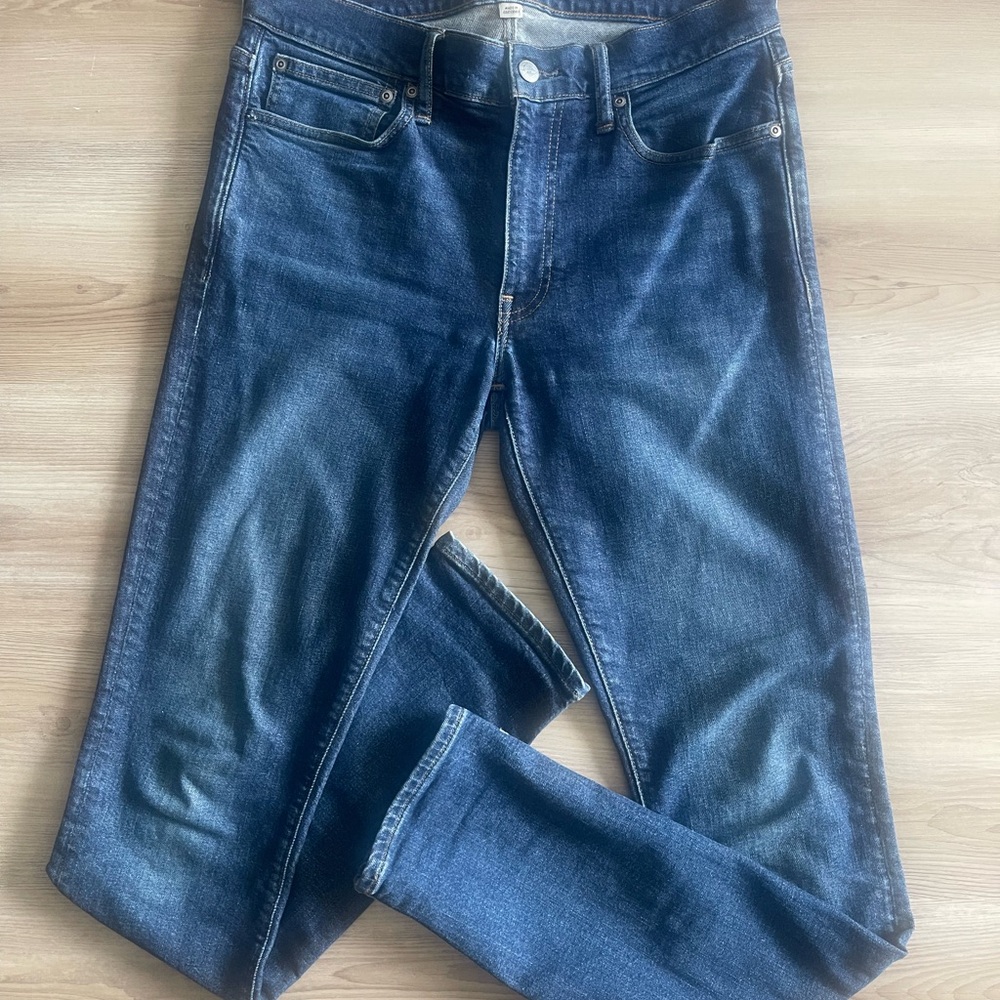 J. Crew Dark Indigo 250 Slim Jeans